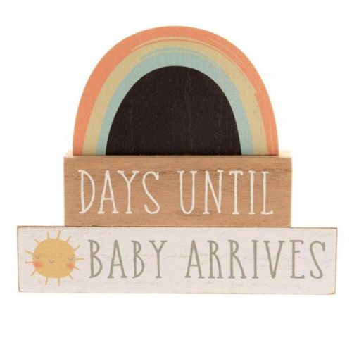 Picture of RAINBOW COUNTDOWN DAYS UNTIL BABY ARRIVE